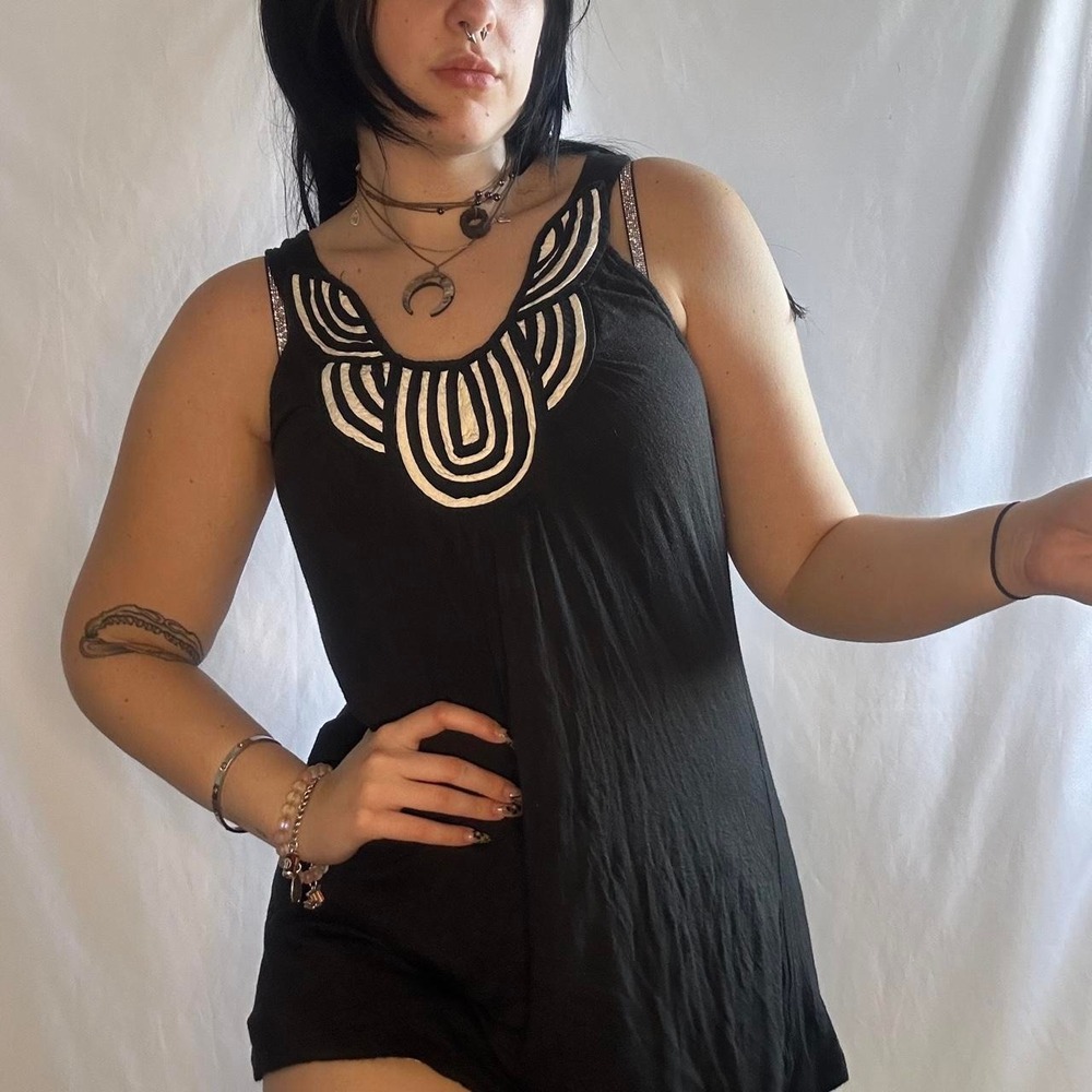 Y2k Mossimo Embroidered Tank Top